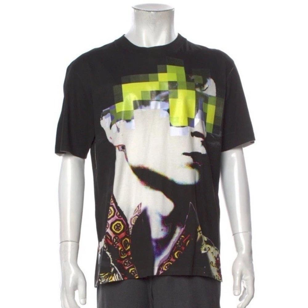 Prada 2012 Graphic Black T-Shirt (Cotton) – Size XXL